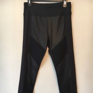 Faux Leather Moto Leggings